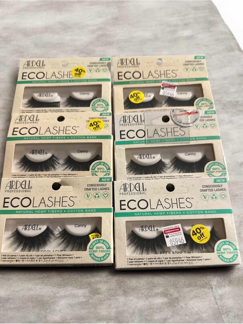Ardell Professional EcoLashes Canny Natural False Eyelashes – 6 Pairs
L100